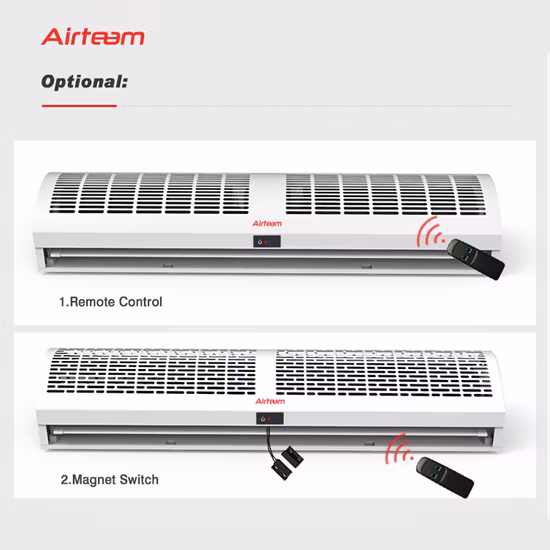 Cross Flow silent Air Curtain with Remote Control