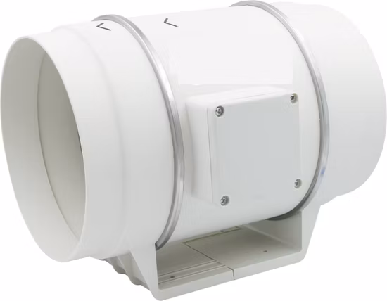 4/5/6/8 Inch High Air Flow Mixed Flow Inline Duct Fan with Wired Control-Smart